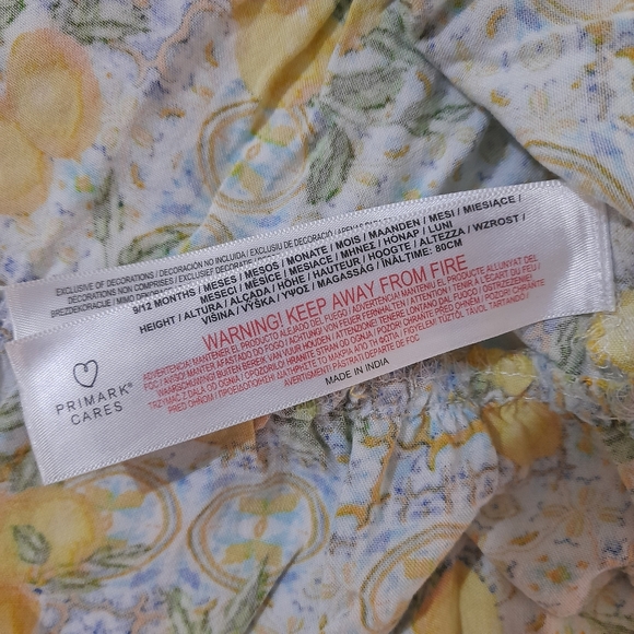● Primark | 9-12 moths Lemon Dress - Picture 11 of 11